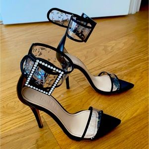 *Retrofete Swarovski Crystal Statement Heels* Never worn.